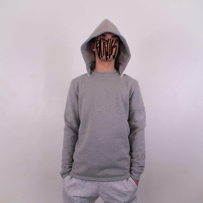 GREY HOODIE FRONT