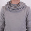 GREY PULLOVER SCARF